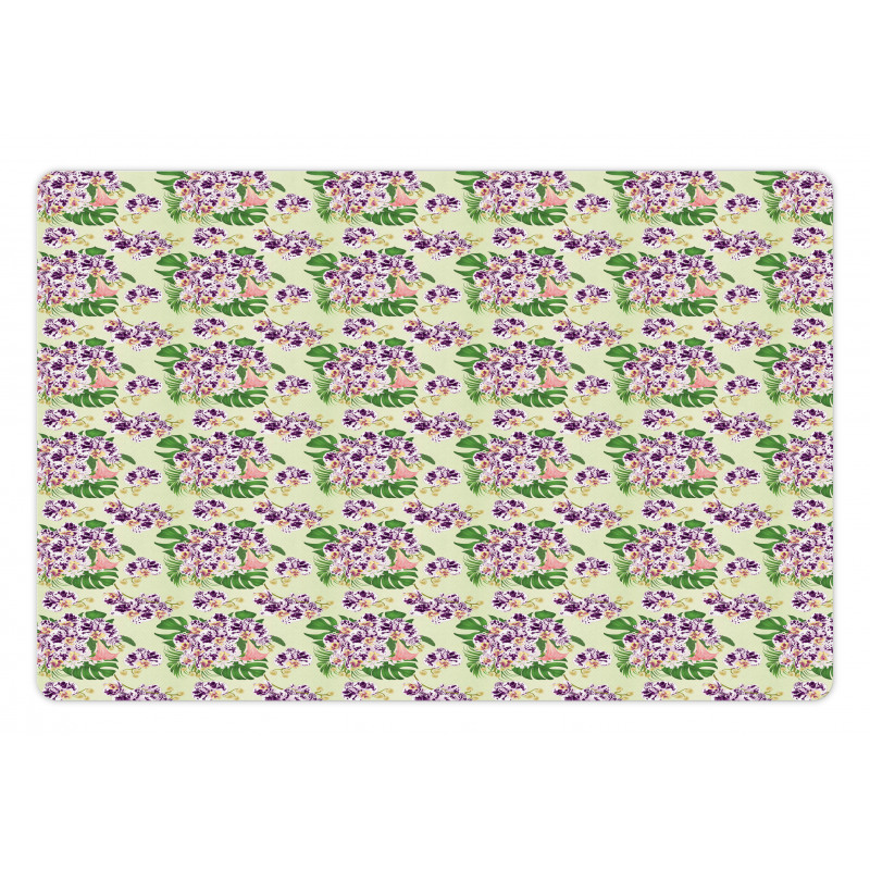 Spotted Orchid Flower Pet Mat