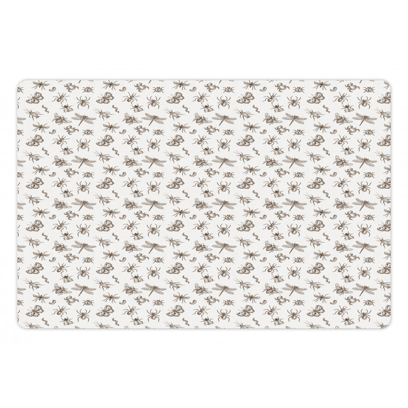 Entomological Creatures Art Pet Mat