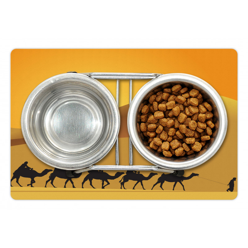 Camel Caravan Sahara Desert Pet Mat