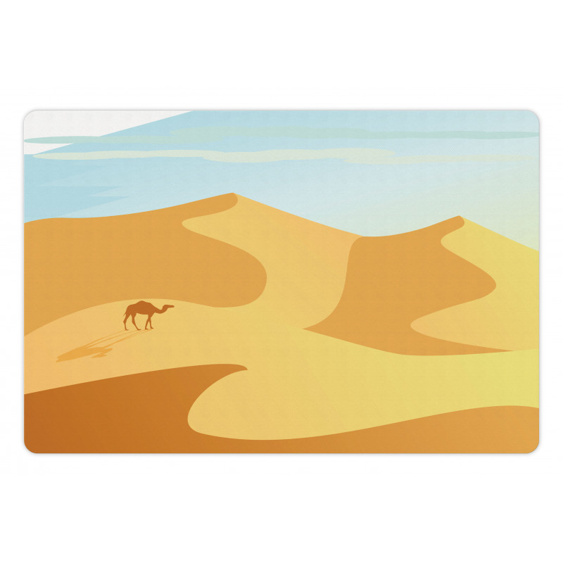 Little Camel on Desert Hills Pet Mat