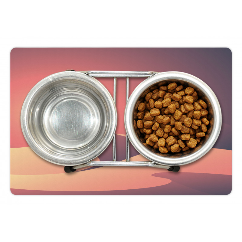 Warm Colors Sky and Desert Pet Mat