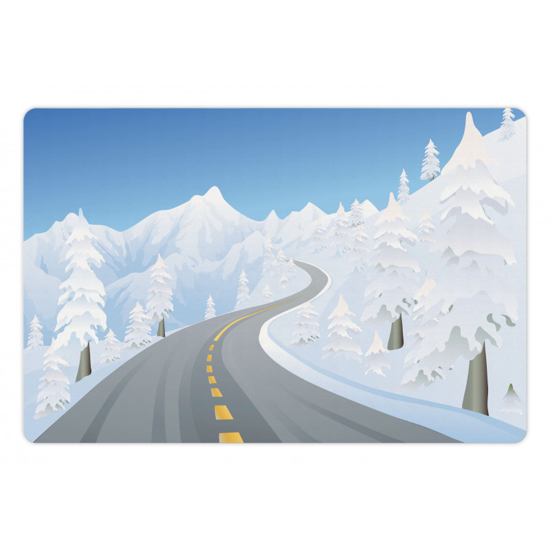 Road into the Mountains Pet Mat