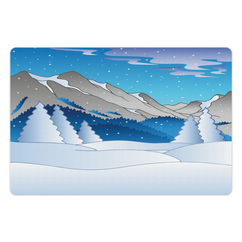 Mountainous Scenery Pet Mat