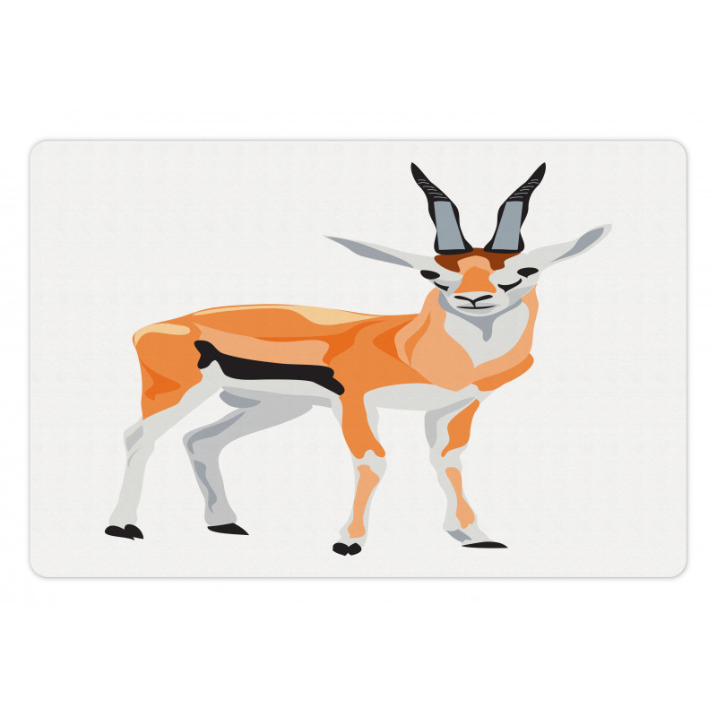 Thomson's Gazelle Cartoon Pet Mat