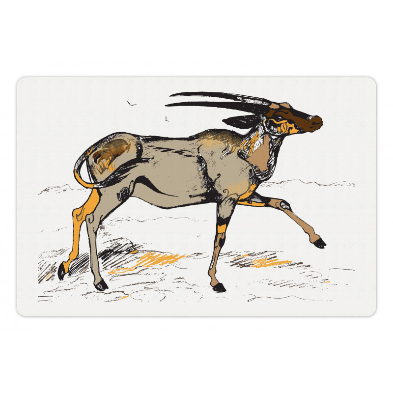 Animal Sketch Art Pet Mat