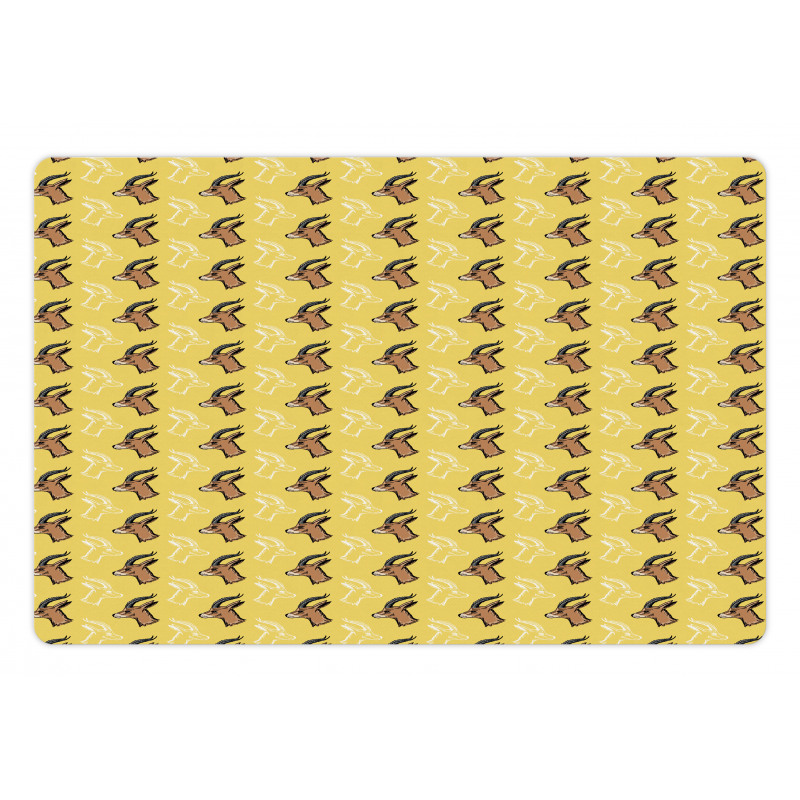 Wild Animal Head Pattern Pet Mat