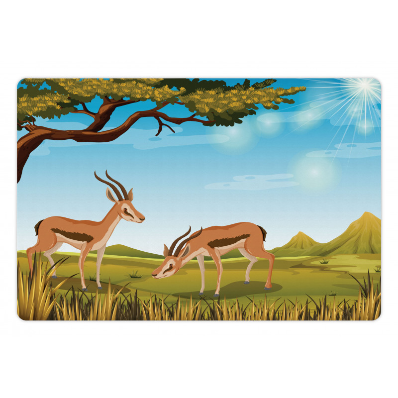 Wildlife Nature Scene Pet Mat