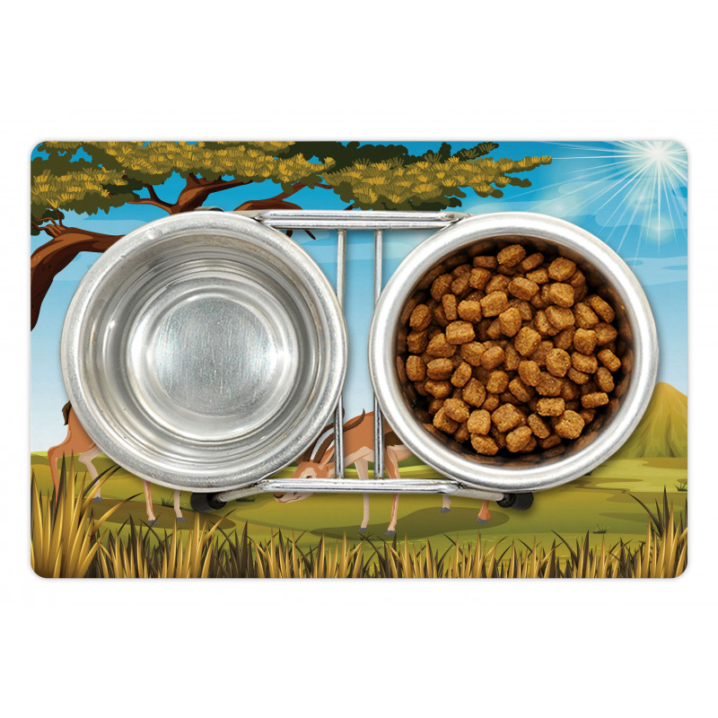 Wildlife Nature Scene Pet Mat