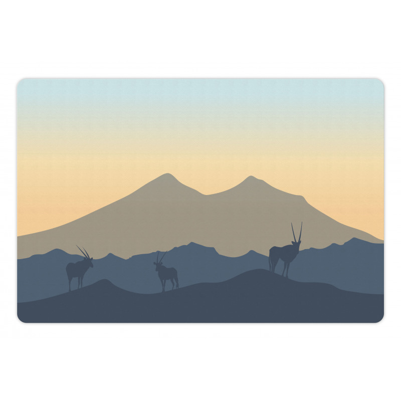 Hills with Open Sky Art Pet Mat