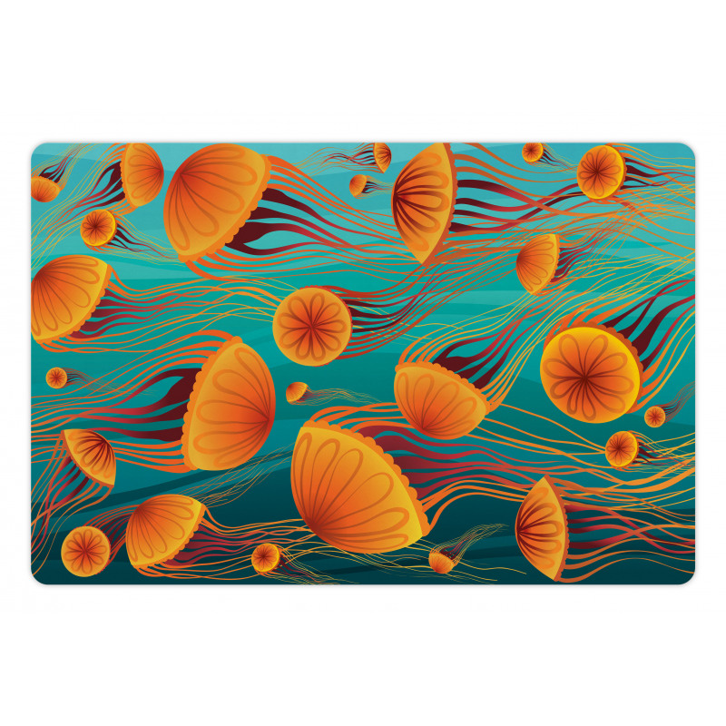 Tangerine Tones Animal Pet Mat