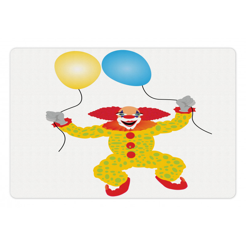 Happy Circus Entertainer Man Pet Mat