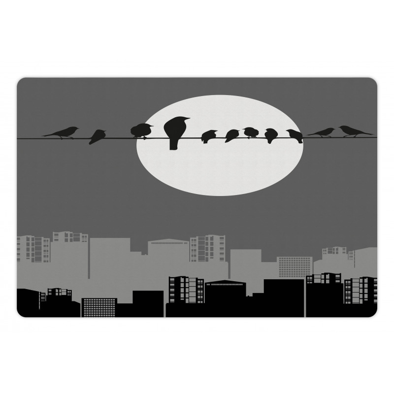 Moon Night at City Pet Mat