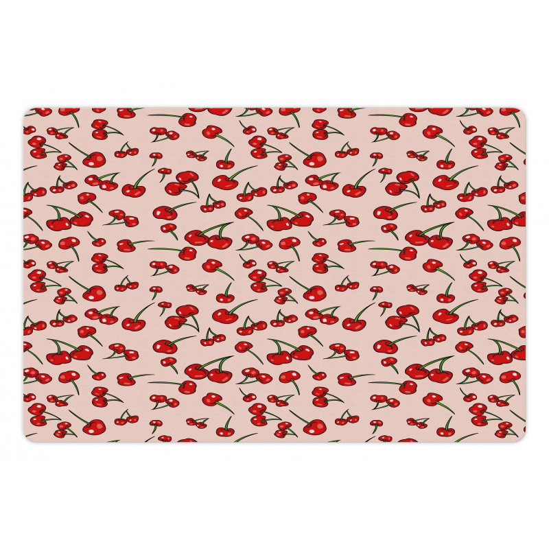 Summer Love Scattered Fruit Pet Mat