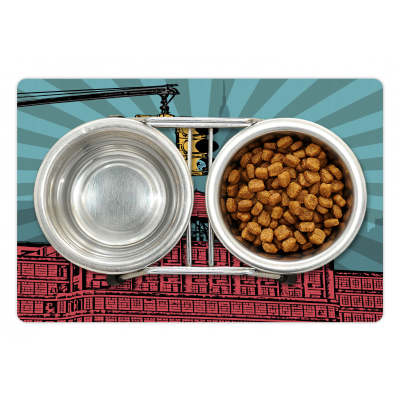 Graphical Manhattan City Pet Mat