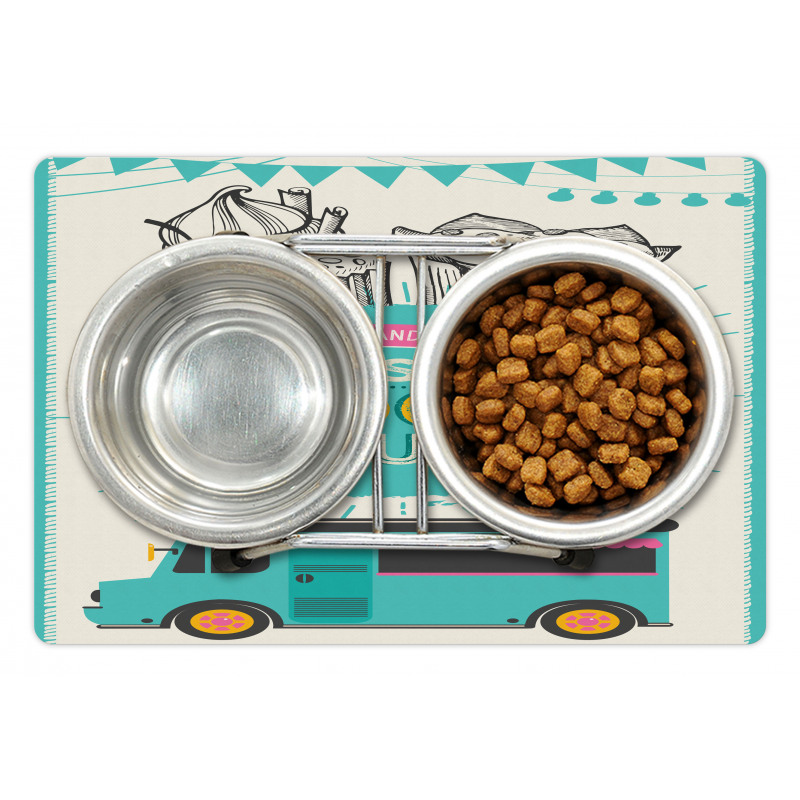 Street Dessert Food Pet Mat