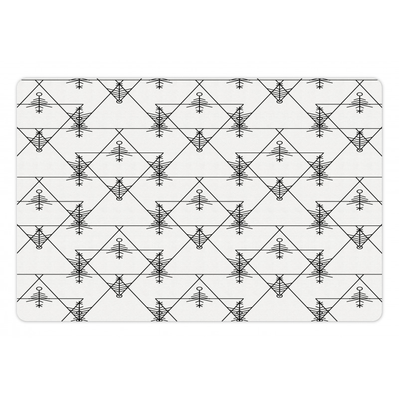 Slender Symmetric Pet Mat