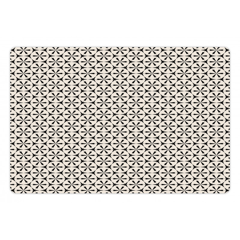 Continuing Hexagon Shapes Pet Mat