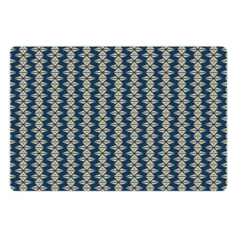 Irregular Geometric Pet Mat