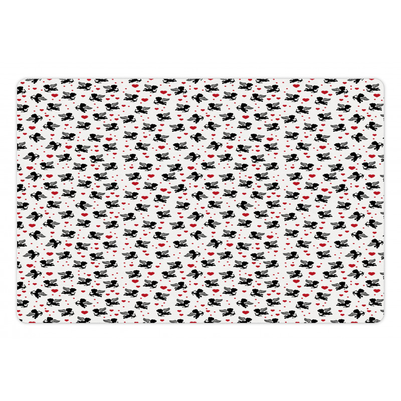 Cupid Angels Hearts Pet Mat