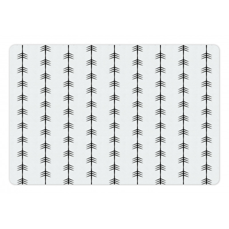 Aztec Inspired Retro Streaks Pet Mat