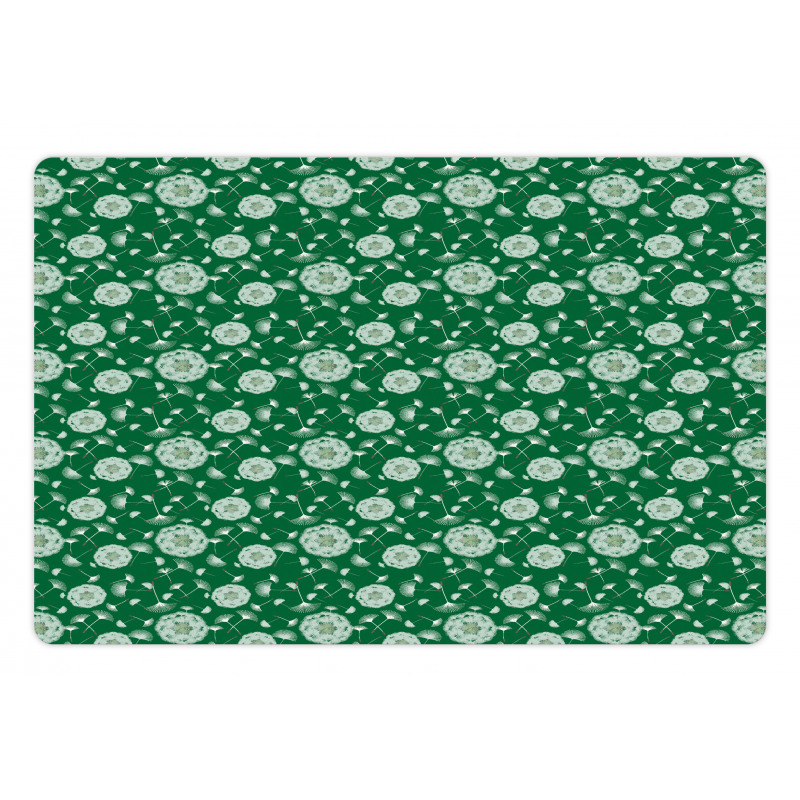 Botanical Pattern Seeds Pet Mat