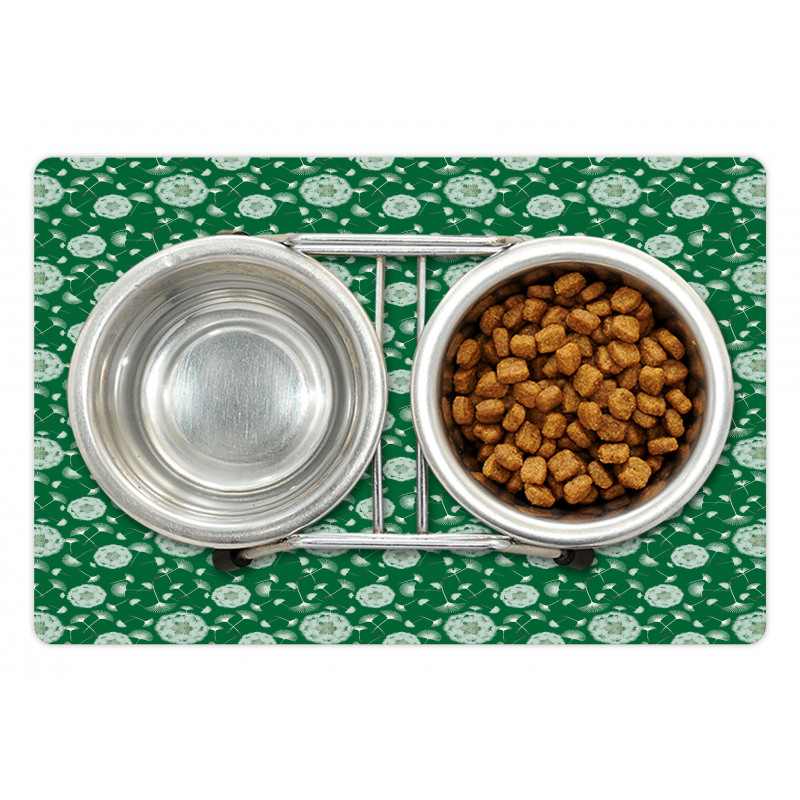 Botanical Pattern Seeds Pet Mat