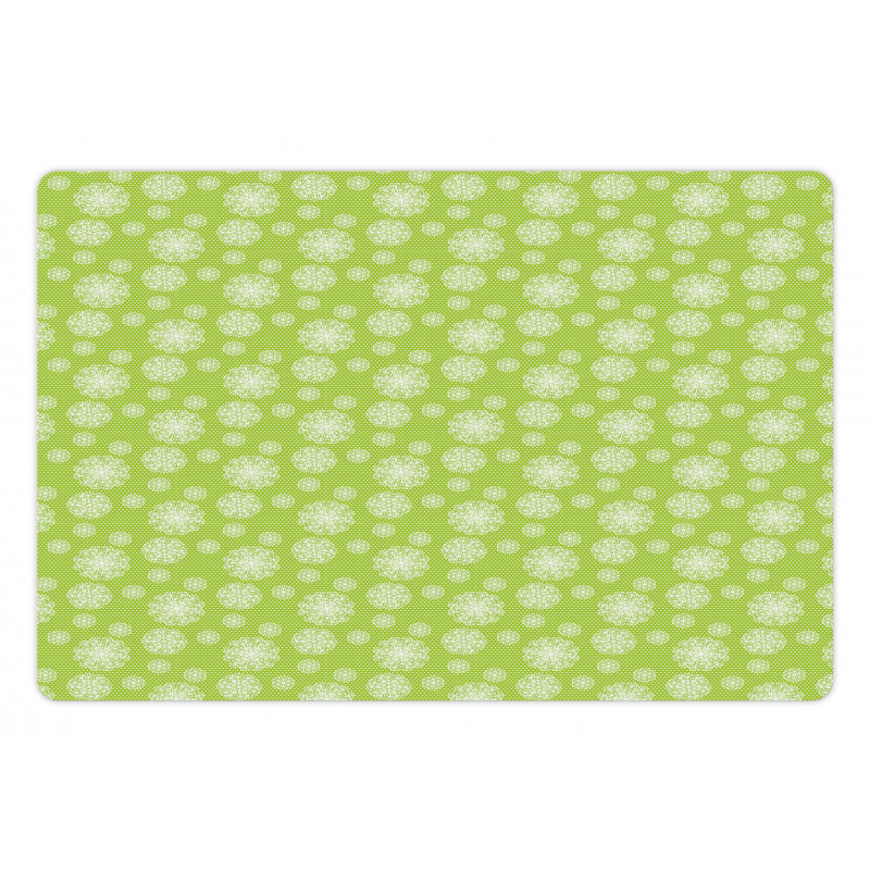 Botanical on Polka Dots Pet Mat