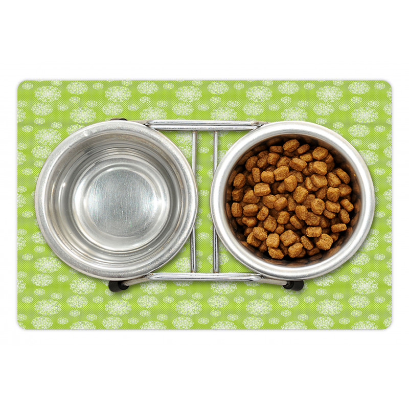 Botanical on Polka Dots Pet Mat