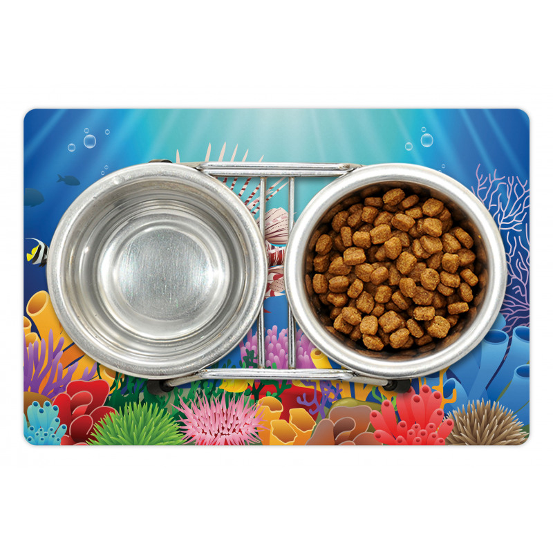 Colorful Marine Scenery Pet Mat