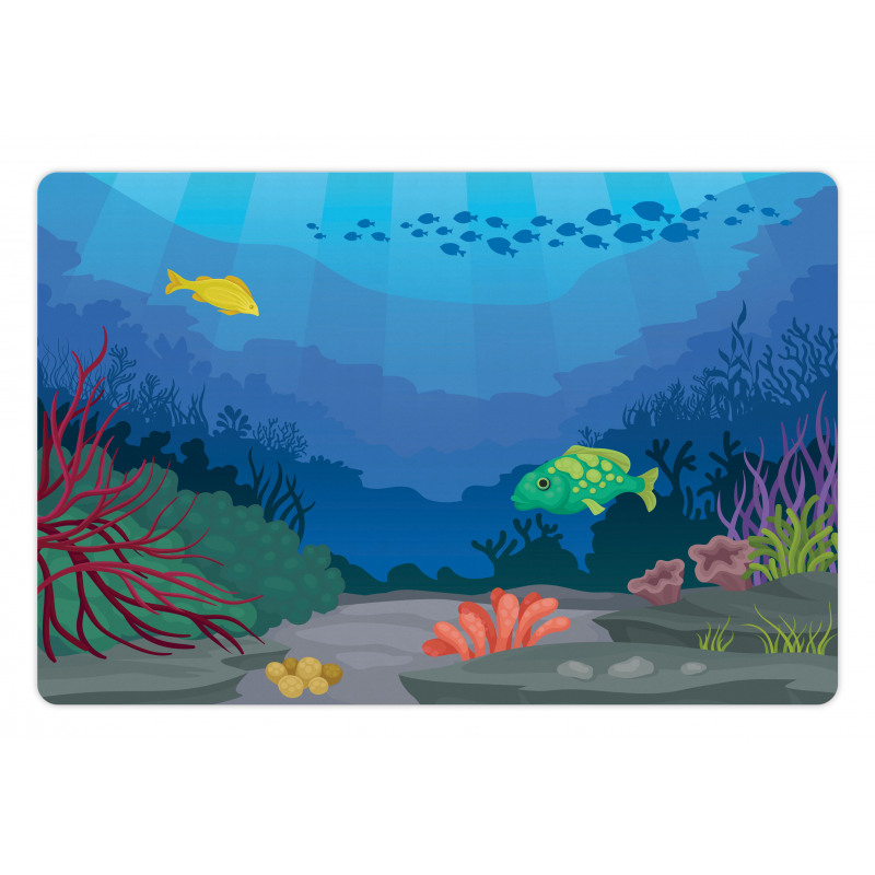 Oceanic Seaweed Seascape Pet Mat