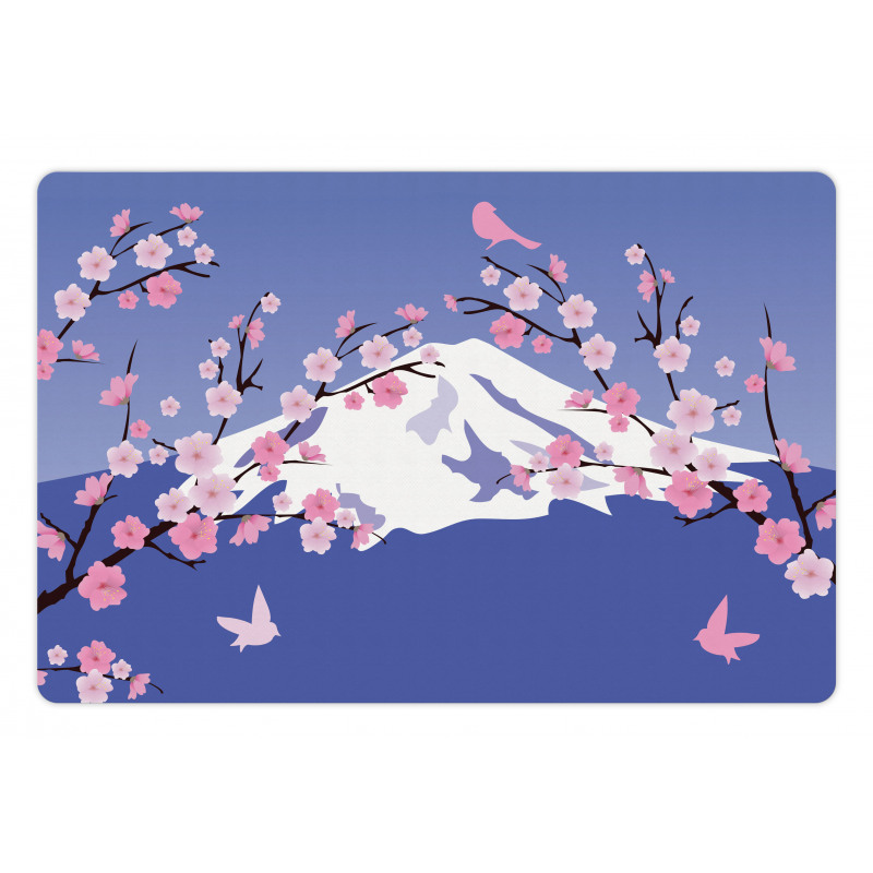 Cherry Blossoms Pet Mat