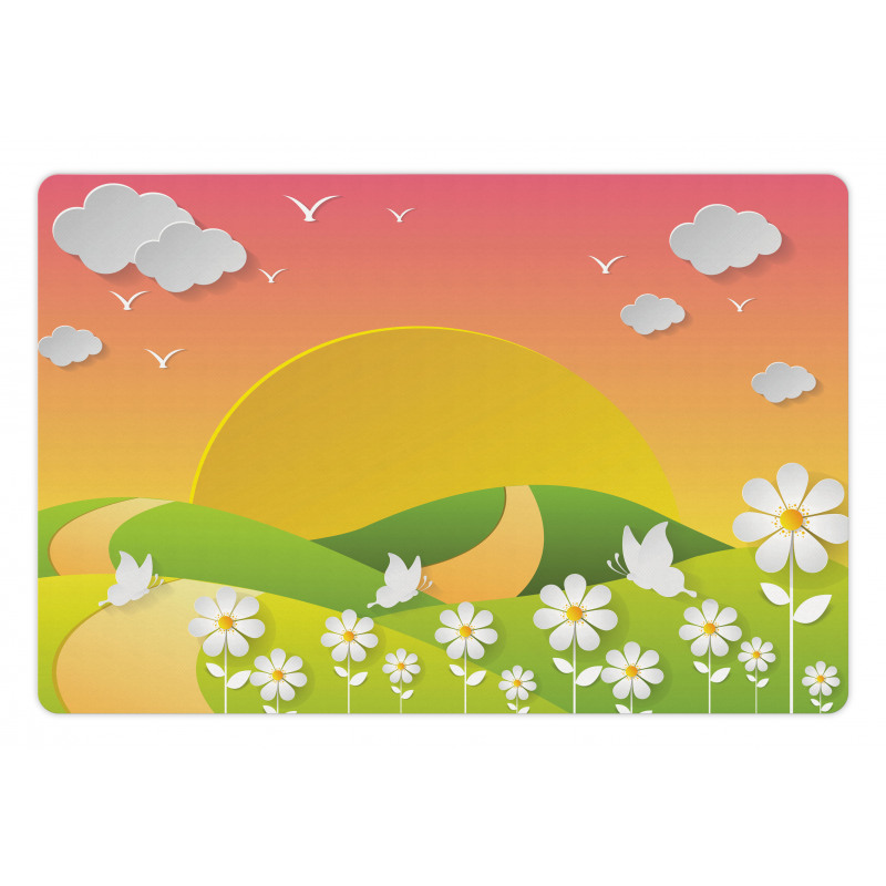 Meadows Flowers Pet Mat