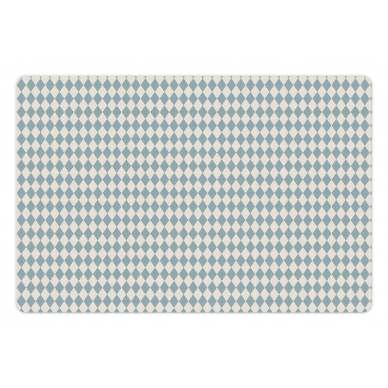 Diamond Check Rhombus Pet Mat