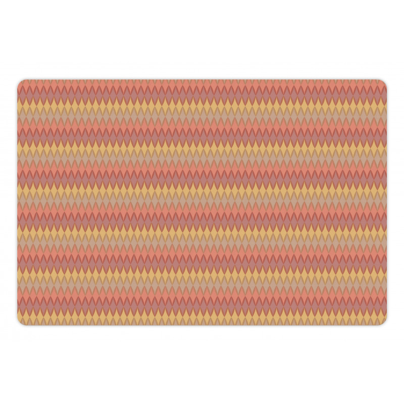 Abstract Autumn Shapes Pet Mat