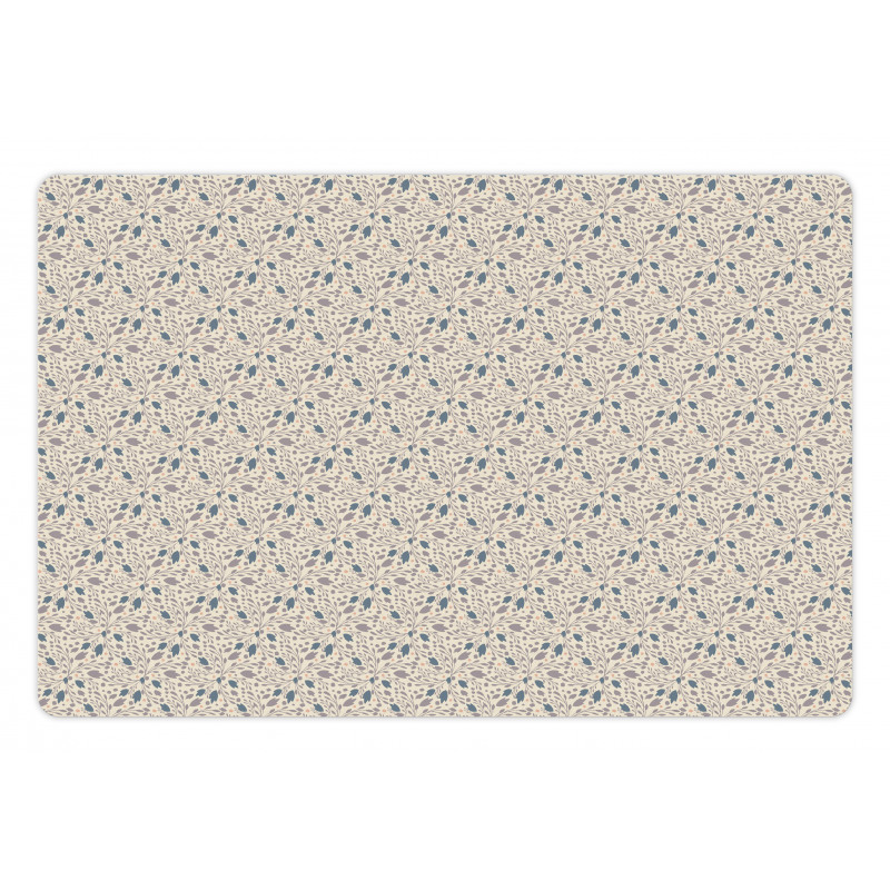 Pastel Branches Spots Pet Mat