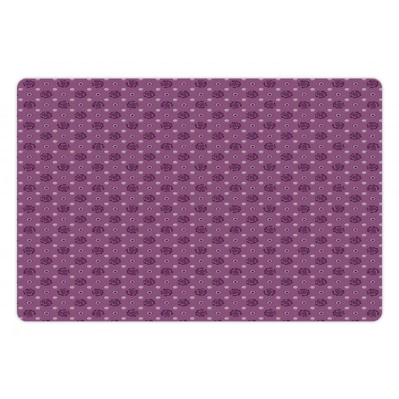 Abstract Petals Pet Mat