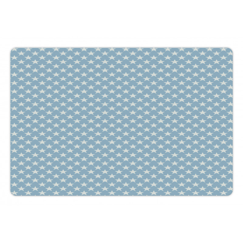 Simple Striped Stars Pet Mat