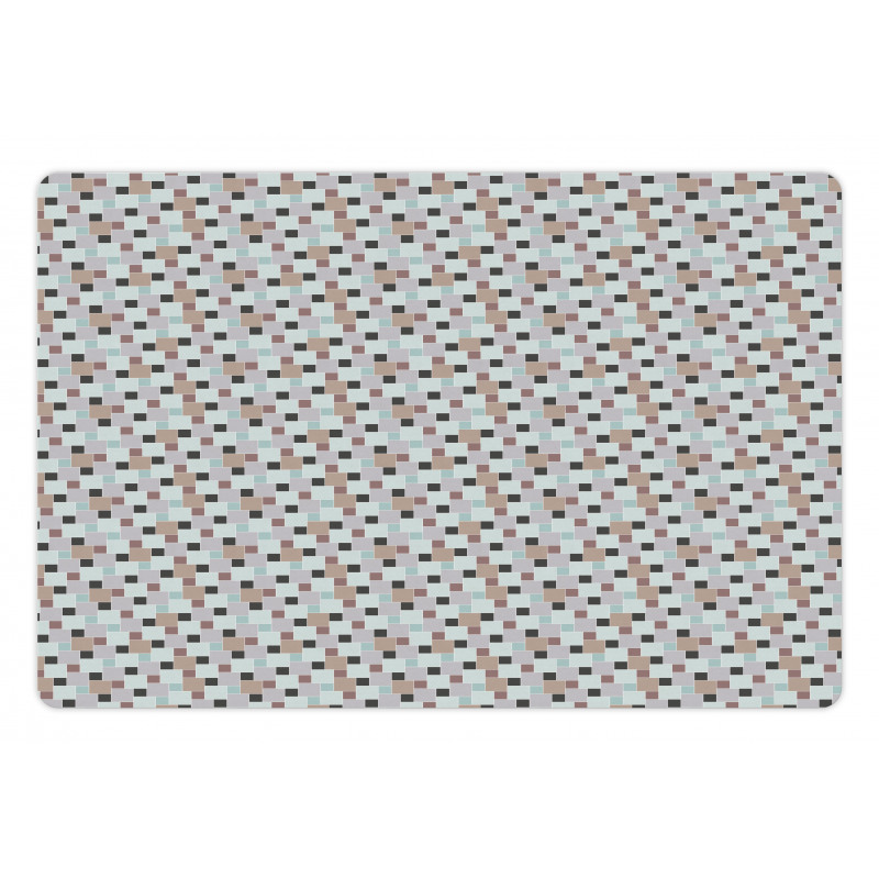 Small and Big Squares Pet Mat