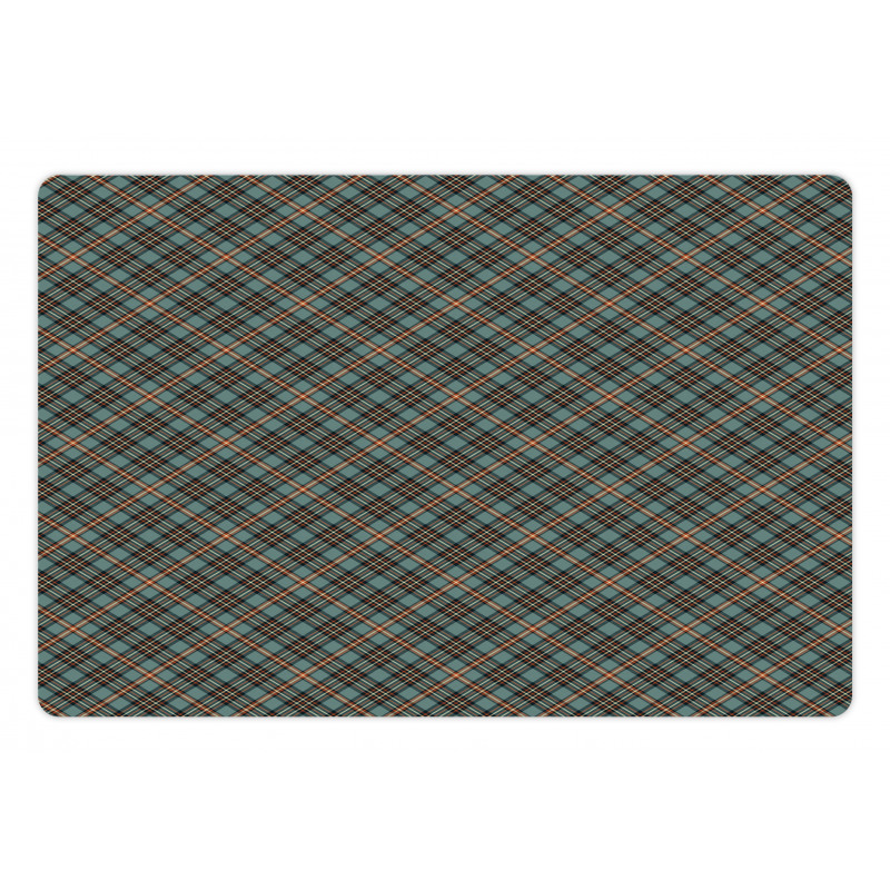 Classic Plaid Inspired Pet Mat