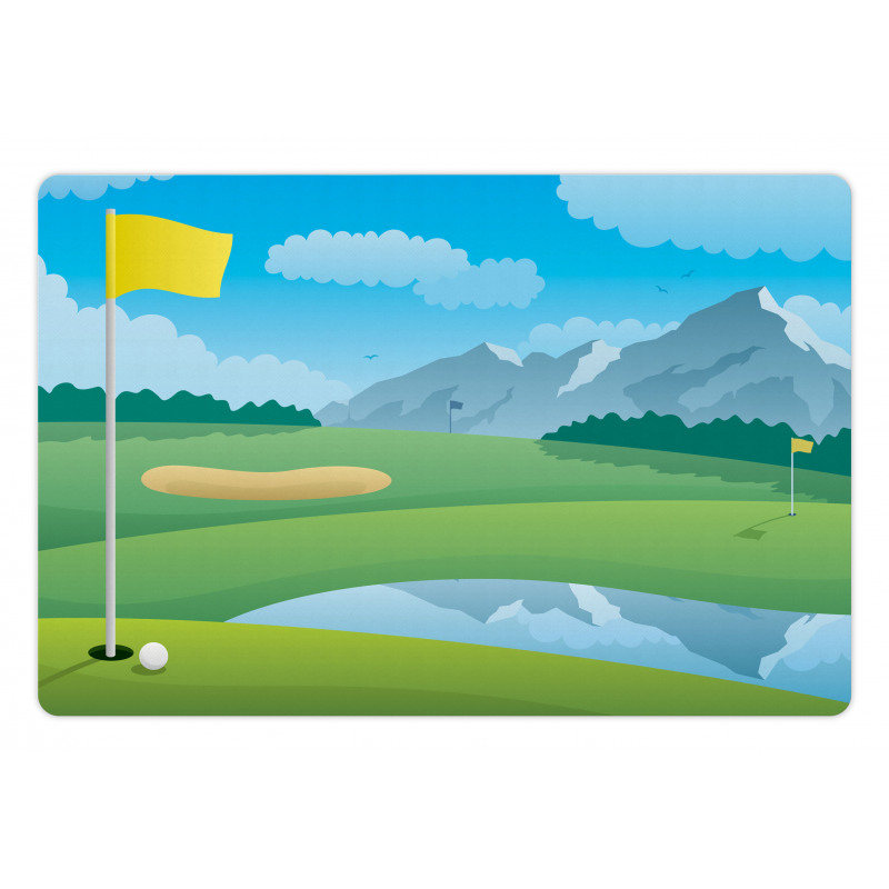 Golfing Field Pet Mat