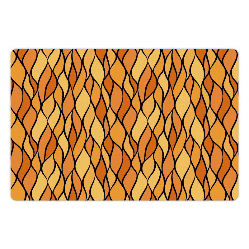 Abstract Mosaic Waves Pet Mat