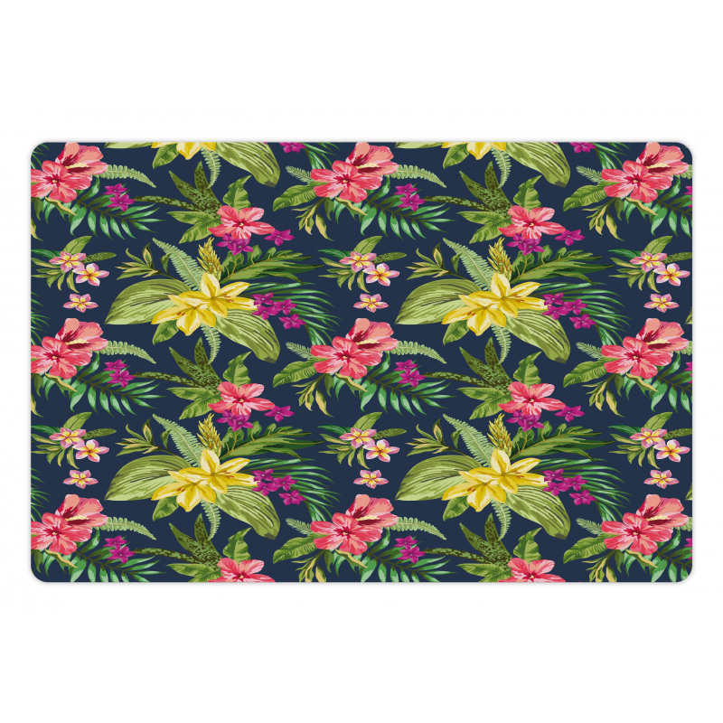 Floral Blooming Jungle Pet Mat