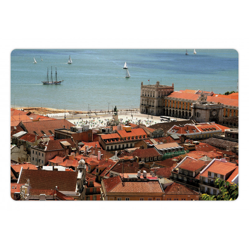 Nostalgic Lisbon City Pet Mat