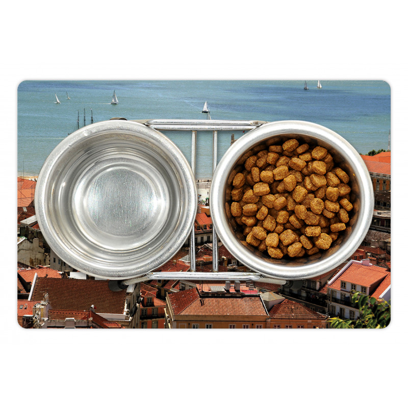 Nostalgic Lisbon City Pet Mat