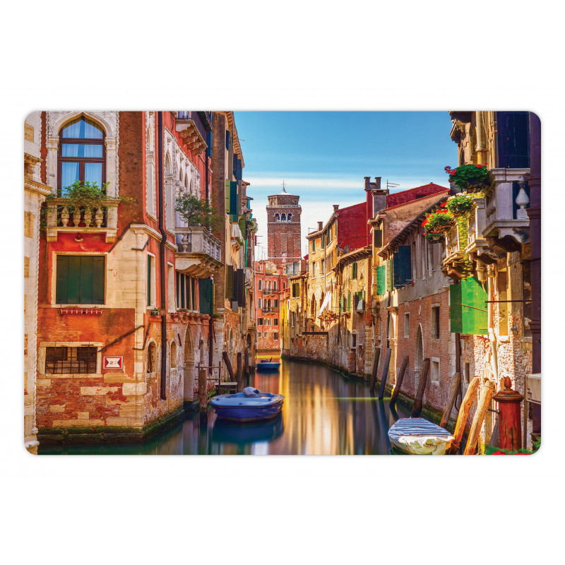 Venice Canal Cityscape Pet Mat