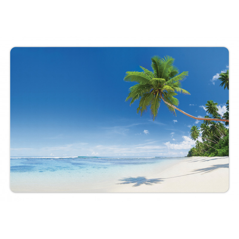 Ocean Summer Palms Pet Mat