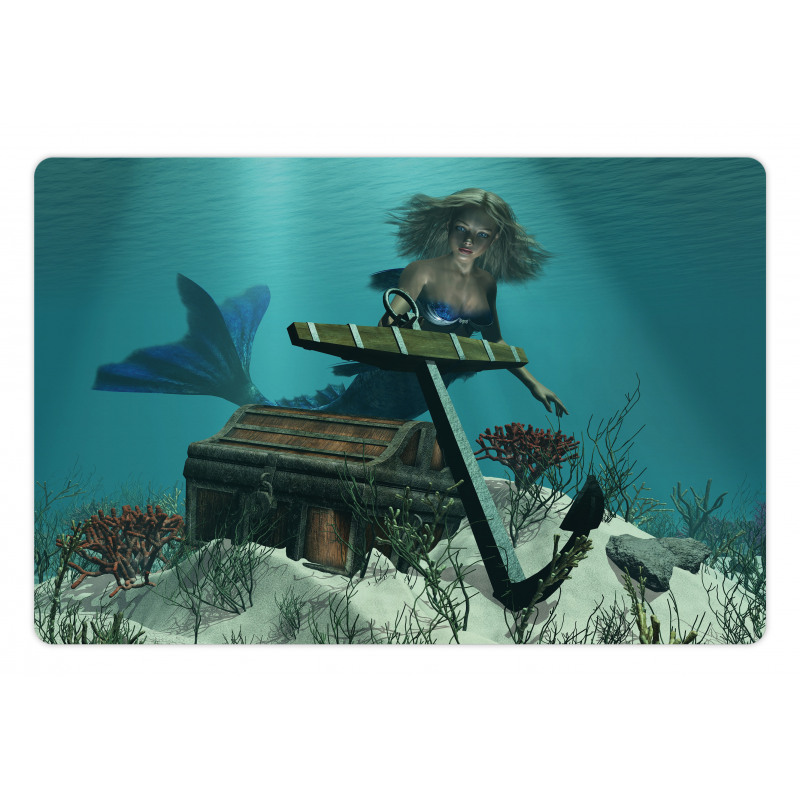 Ocean Mythical Pirate Pet Mat