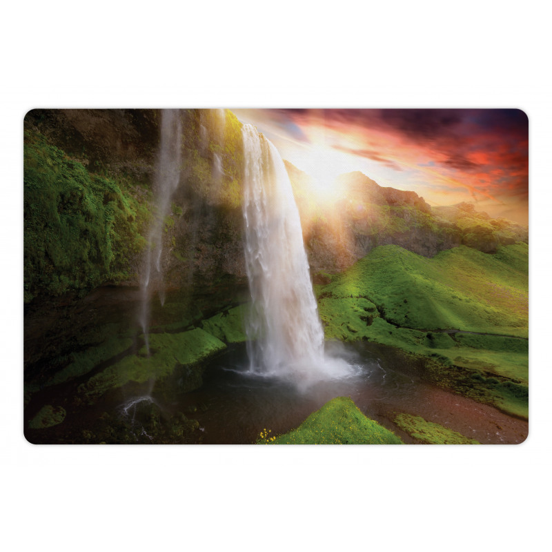 Sunset Sky in Iceland Pet Mat