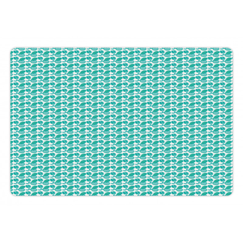 Hawaiian Exotic Fruit Art Pet Mat