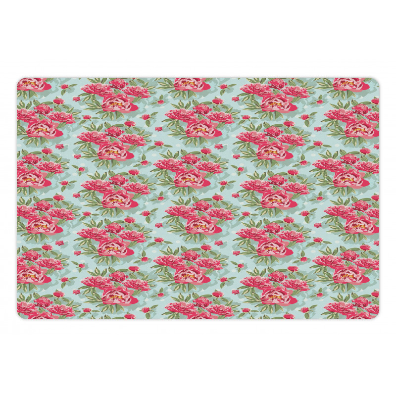 Blooming Vintage Garden Art Pet Mat